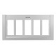 2CLA117500T1301 T1175 PL NIESSEN Plaque de box/socket 5 colonnes PL