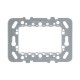 2CLA247390N1001 N2473.9 NIESSEN N2473.9 Piastra di montaggio E / Am std