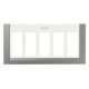 2CLA117500T1401 T1175 TT NIESSEN Placa caja/zocalo 5 columnas TT