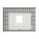 2TMA130161W0001 W42371S-W NIESSEN Caja superficie para monitor 10'' IP, BL