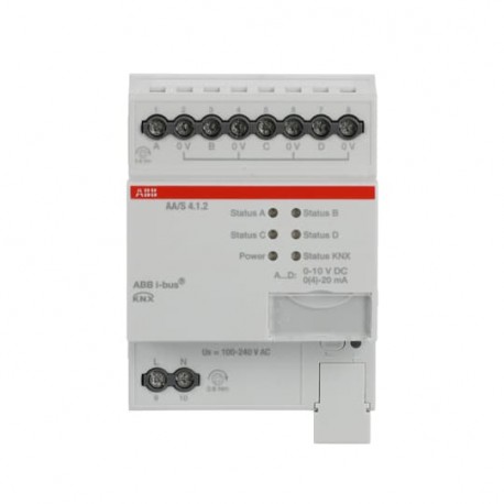 2CDG110202R0011 AA/S 4.1.2 NIESSEN Mód. Actuador Analógico, 4 canales, MDRC