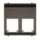 2CLA221660N1801 N2216.6 AN NIESSEN Tapa inclinada 2 soporte sin persiana AN