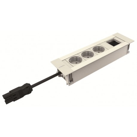 2CLA264300T1101 T2643 BL NIESSEN Anschluss Unterputz 3BE+1H BL