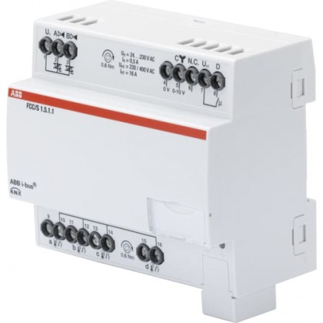 2CDG110234R0011 FCC/S 1.5.1.1 NIESSEN Controlador Fan Coil, 2xPWM, 0-10V