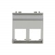 2CLA221660N1901 N2216.6 CV NIESSEN Tapa inclinada 2 soporte sin persiana CV