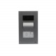 2TMA210010A0041 W2521.3 NIESSEN Placa vídeo mini, 1 puls, ID, empotrar