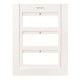 2CLA127300T1101 T1273 BL NIESSEN Placa embellecedora 18M BL