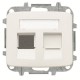 2CLA821820A1101 8218.2 BA NIESSEN presa doppia dati 8.218,2 piastra di copertura BA