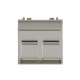 2CLA221680N1901 N2216.8 CV NIESSEN Tapa inclinada 2 soporte con persiana CV