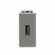 2CLA215590N1901 N2155.9 CV NIESSEN Toma VDI USB conexión hembra-hembra CV