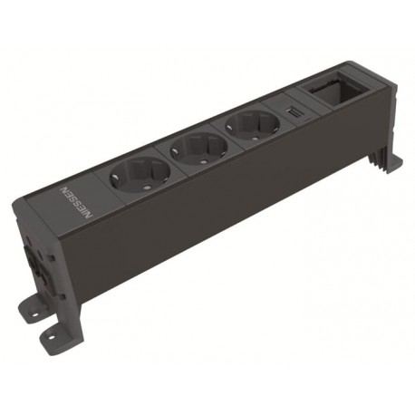 2CLA244301T1801 T2443.01 AN NIESSEN Conexion superficie 3BE+1H+1USBC AN