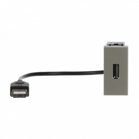 2CLA215591N1901 N2155.91 CV NIESSEN Toma USB hembra-hembra con latiguillo CV