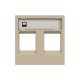 2CLA221820N1901 N2218.2 CV NIESSEN Tapa ventana 2 conectores CV