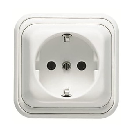2CLA158800A1001 1588 BL NIESSEN BASE ENCHUFE 2P+T LATERAL SCHUKO BL