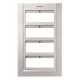2CLA127400T1301 T1274 PL NIESSEN Placa embellecedora 24M PL