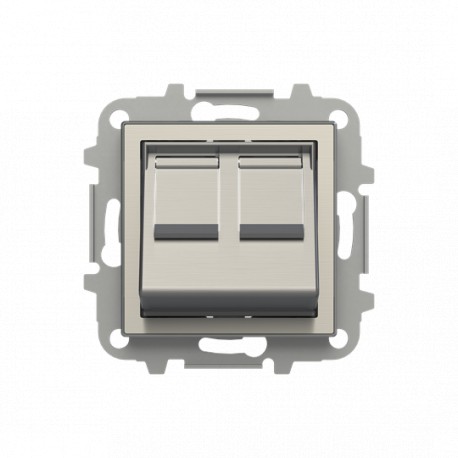 2CLA851680A1401 8516.8 AI NIESSEN Conector de computador IA 2 com cobertura inclinada
