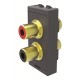 2CLA205540T1101 T2055.4 BL NIESSEN Conector 2 x RCA 1 M BL