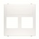2CLA221620N1101 N2216.2 BL NIESSEN Tapa plana 2 soporte sin persiana BL