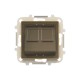 2CLA851680A1201 8516.8 OE NIESSEN Coperchio inclinato 2 Connettore per computer OE