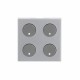 2CLA222640N1302 SR-4-N2PL NIESSEN Coperchio canale interruttore 2/4 libero @ Home PL