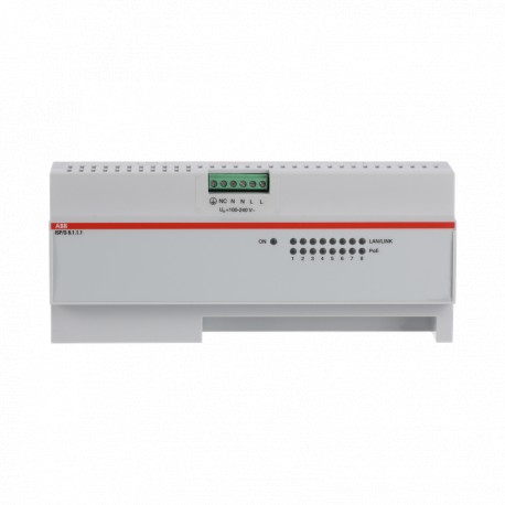 2CDG120083R0011 ISP/S8.1.1.1 NIESSEN Switch IP PoE, 8 porte, Fast Ethernet, 55W, DIN