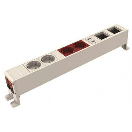 2CLA246422T1101 T2464.22 BL NIESSEN Connexion de la surface 2+2BE+2H+2USBC BL