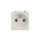 2CLA228700N1101 N2287 BL NIESSEN B.enchufe 2P+T frances p.inf. BL