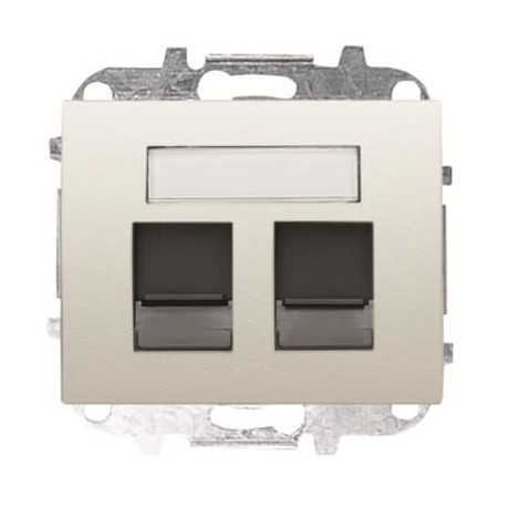2CLA841820A1001 8418.2 BL NIESSEN presa doppia dati 8.418,2 piastra di copertura BL