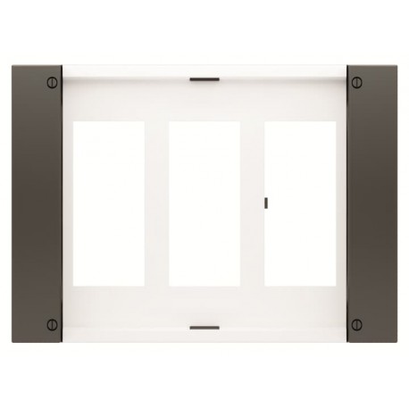 2CLA137300T1101 T1373 BL NIESSEN Placa 3 columnas caja suelo tecnico BL