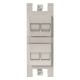 2CLA101640T1301 T1016.4 PL NIESSEN Staffa piatta per 4x RJ45 con pers. PL