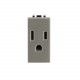 2CLA212800N1901 N2128 CV NIESSEN Base contact 2P+T tipo Nema CV