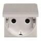 2CLA228810N1301 N2288.1 PL NIESSEN N2288.1 PL presa Schuko w / coperchio 2M