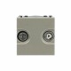2CLA225130N1901 N2251.3 CV NIESSEN Presa TV-R/SAT singola solo CV