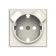 2CLA858840A5101 8588.4 BE NIESSEN Tapa BE Schuko + cargador USB A+C BE
