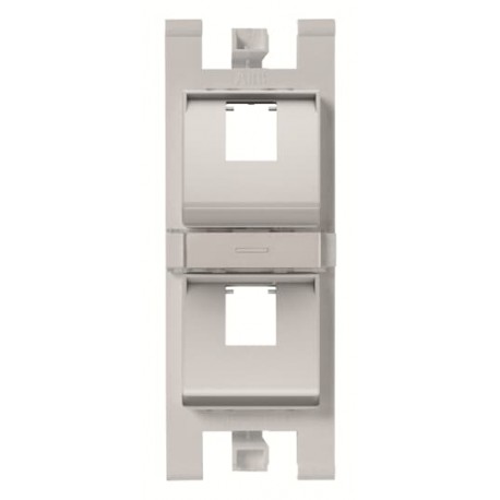 2CLA101650T1301 T1016.5 PL NIESSEN Suporte de 45º para 2x RJ45 sem pers. PL