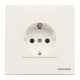 2CLA228820N1101 N2288.2 BL NIESSEN N2288.2 BL presa Schuko w / coperchio 2M