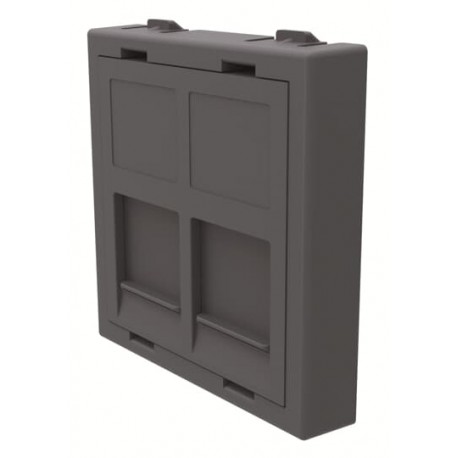 2CLA204531T1101 T2045.22 BL NIESSEN Cap Keystone c/pers per 2 RJ45 2M BL