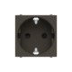 2CLA228860N1801 N2288.6 AN NIESSEN Base Schuko automatico pr. inf. AN