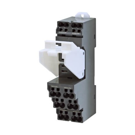 PTF-08-PU PT 8100F PTF08PUBYOMB OMRON Socket rail DIN montage en surface, 8 broches, push-in et plus de born..