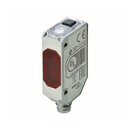 E3AS-L80MN M3 E3AS0078M 690215 OMRON Photocell, compact square, stainless steel, BGS, 80 mm, red LED, NPN, L..