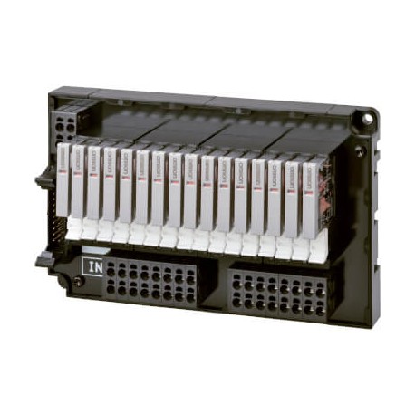 G70V-SID16P-1 G70V1000G G70VSID16P1 OMRON Bloco 16 relés G2RV Entrada plc PNP Push-in+