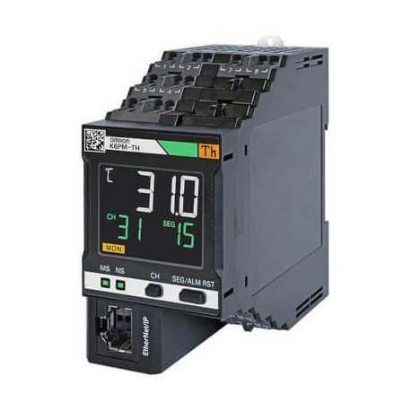 K6PM-THMD-EIP K6PM0001F OMRON Dispositivo de Monitoramento de Condição Térmica para Gabinetes e Painéis de C..