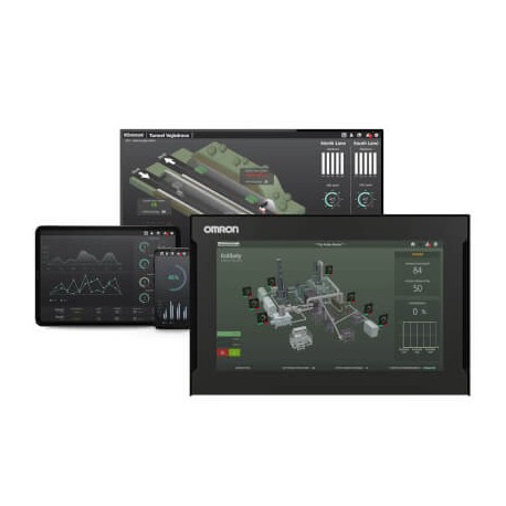 DEV403L AA056820G OMRON Movicon 4 SCADA Editor, pack de 3 licencias