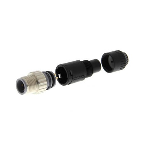 XS2G-D4S2 XS2G0012M XS2GD4S2 OMRON Conector de montagem em campo, conector de ângulo reto M12 (macho), 4 pol..