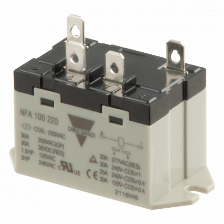 NFD200200VDC CARLO GAVAZZI Relé electromecánico