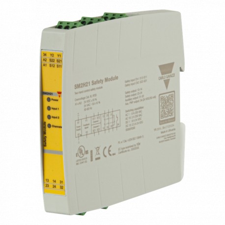 SM2H21 CARLO GAVAZZI Módulo de seguridad -Módulo de seguridad Dos Manos
