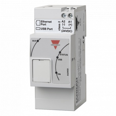 SA2WEB24 CARLO GAVAZZI Controlador, Unidade central, para quartos de hotel e apartamentos