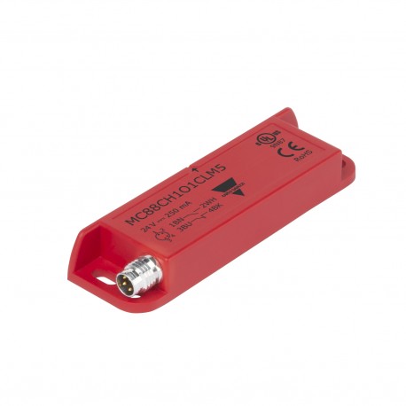 MC88CH1O1CLM5 CARLO GAVAZZI Sensor de segurança magnética retangular compacto, saída à esquerda
