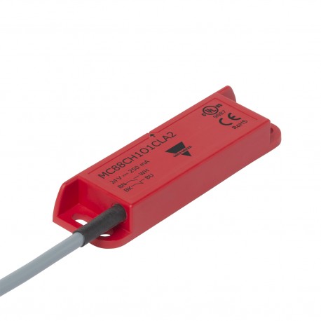 MC88CH2O1CLA2L CARLO GAVAZZI Sensor de segurança magnética retangular compacto, saída à esquerda