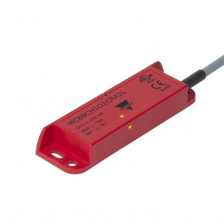 MC88CH2ORA2L CARLO GAVAZZI Sensor magnético de seguridad rectangular compacto, Salida derecha